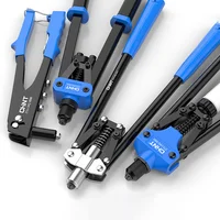 Riveter Set 420MM Single Hand Blind Rivet Guns Nose Piece Manual Riveting Riveter Tool Hand Tool DIY Rivets Nut Automotive Tools 1