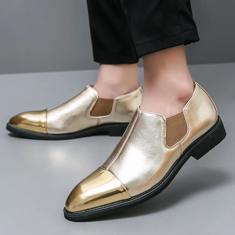 

Best Quality Leather Mens Sneakers Luxury Slip-on Boat Shoes Autumn Winter Loafers Flats Social Shoes for Men Chelsea Shoes