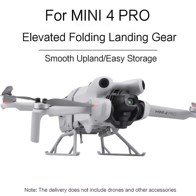 

For DJI Mini 4 PRO Tripod Heightened Landing Gear Folding Protection Stand Beam Paddle Accessories