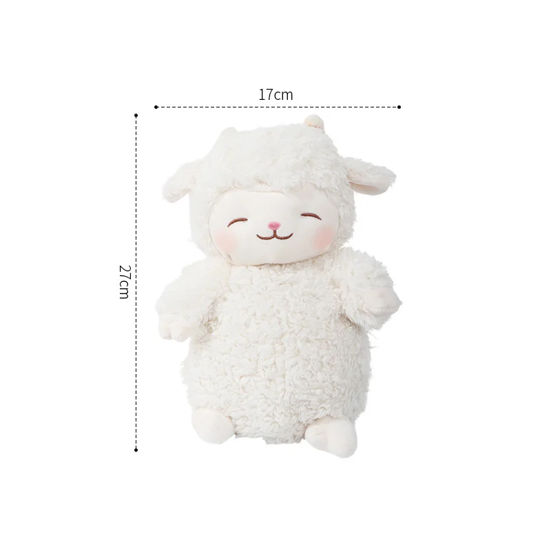 Miniso Sheep Series Plush Doll Sakura Warm White Doll Soft Lamb Standing Cute Plush Pillow Children's Toy Birthday Gift 3