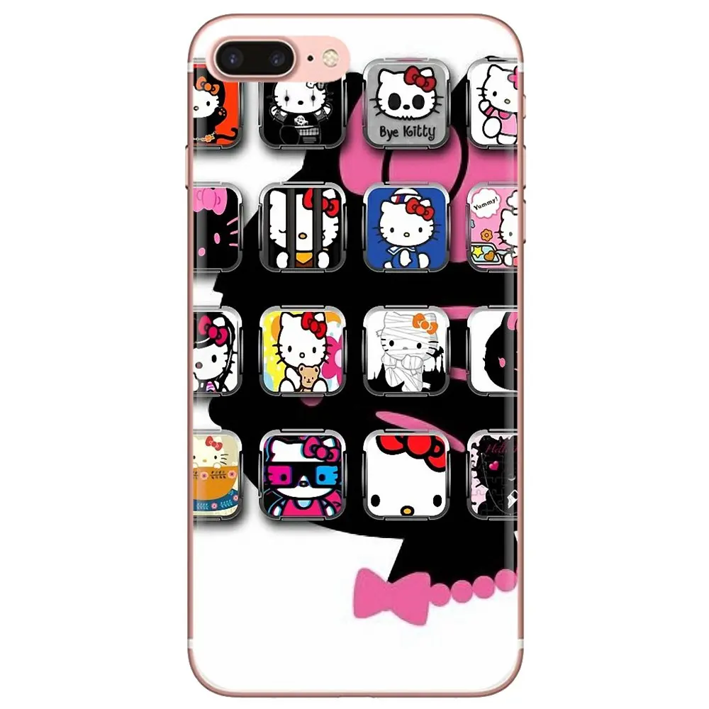 Cartoon Cute Pink hello Kitty Art Pattern TPU Shell Case For Meizu M6 M5 M6S M5S M2 M3 M3S NOTE MX6 M6t 6 5 Pro Plus U20 best meizu phone cases Cases For Meizu