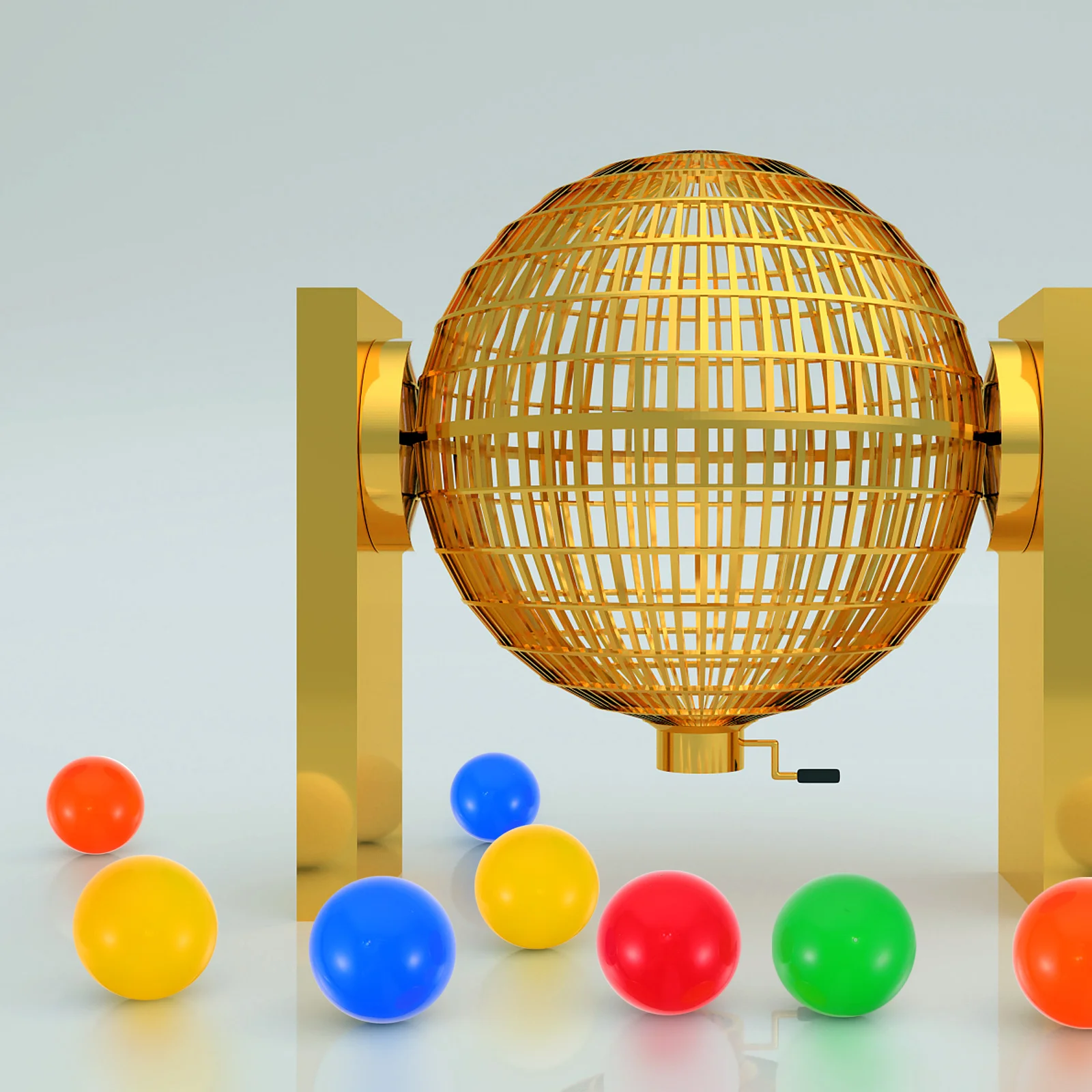 Clear Small Raffle Balls Lottery Party Activity Props for Home Toddler Bingo of Pong Size