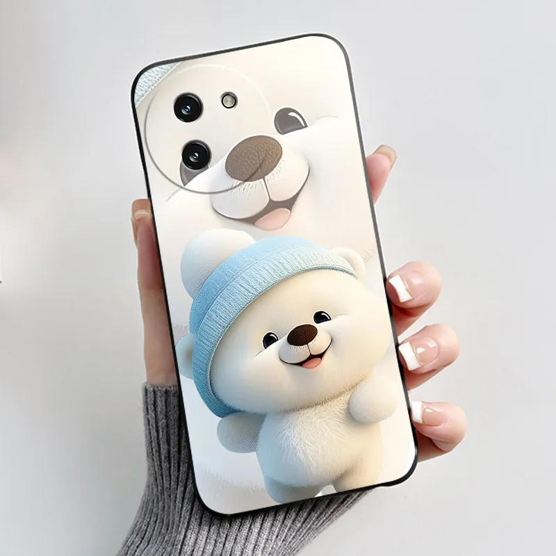 Stylish Black Love Shockproof Silicone Phone Case
