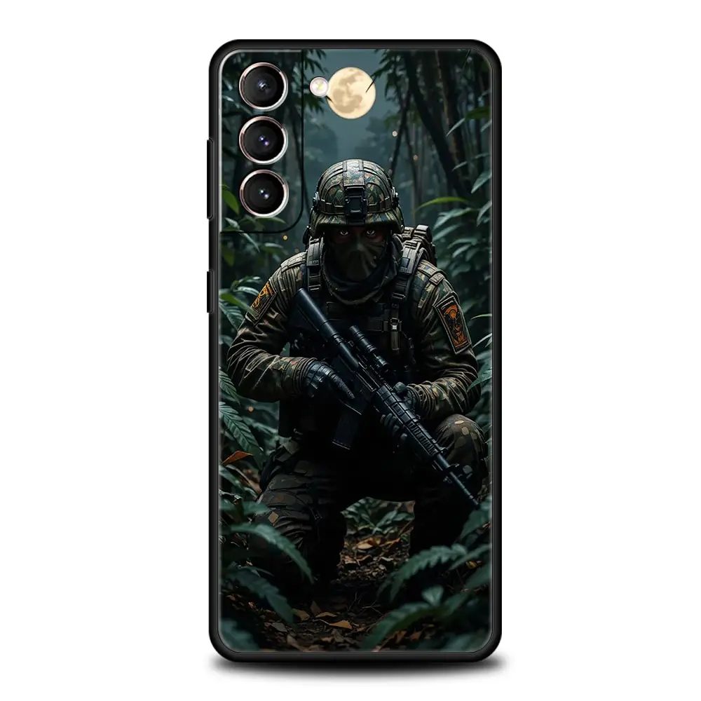 Military Army Special Forces Soft TPU Phone Case