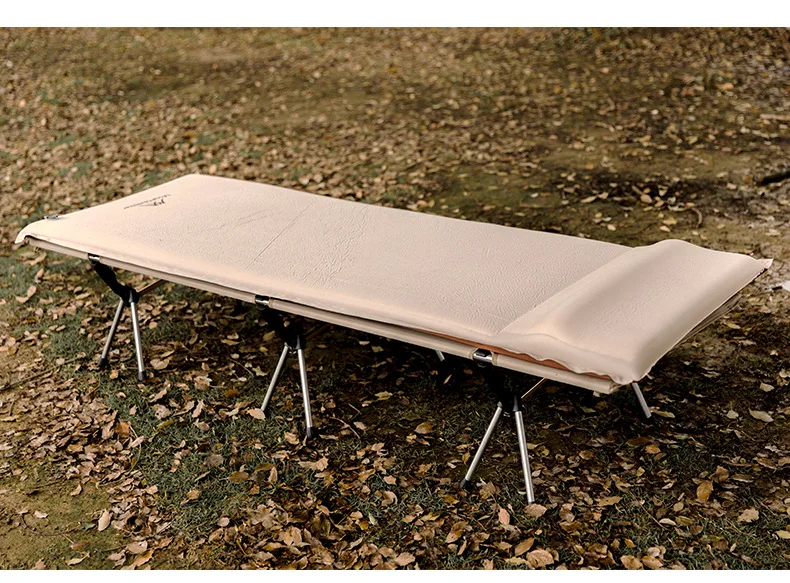 MOUNTAINHIKER Campingbett Tragbares Reisebett für Outdoor Einzelpersonen Wandern Schlafbett Klappbett 7075 Aluminiumlegierung – Detail 11