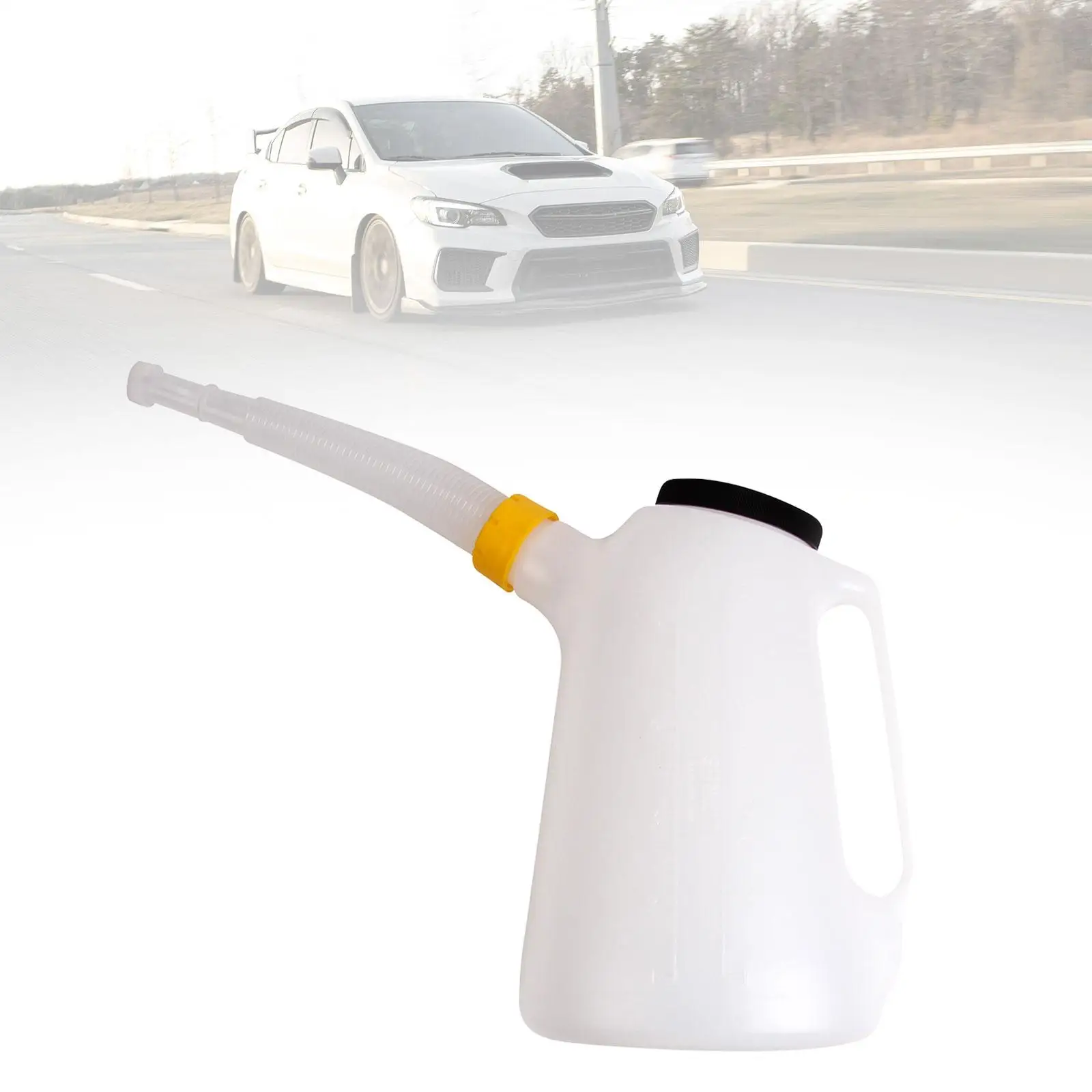 Oil Measuring Container Manual Automotive Oil Pitcher 5L Jug with Spout