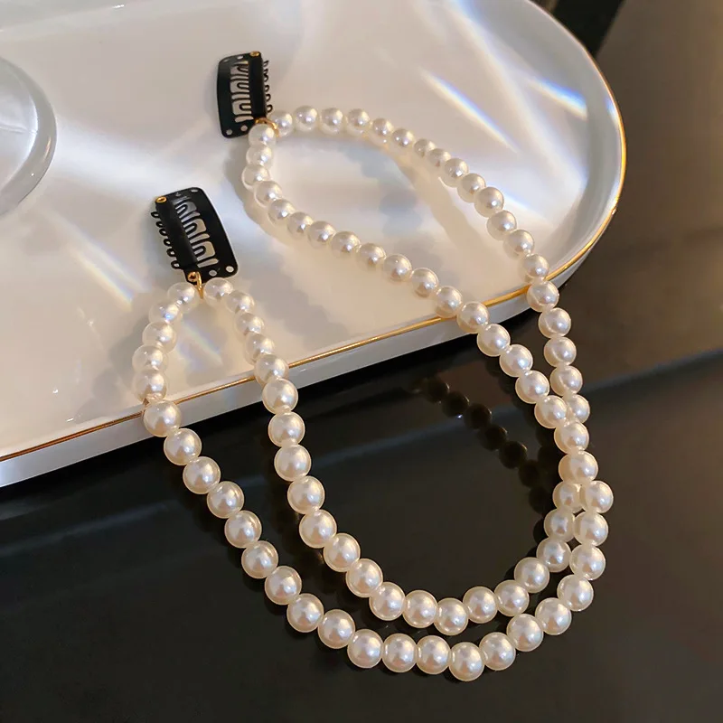 

Заколки для волос с искусственным жемчугом, модные элегантные круглые зажимы для волос с бусинами, модные аксессуары для волос, бижутерия в китайском стиле