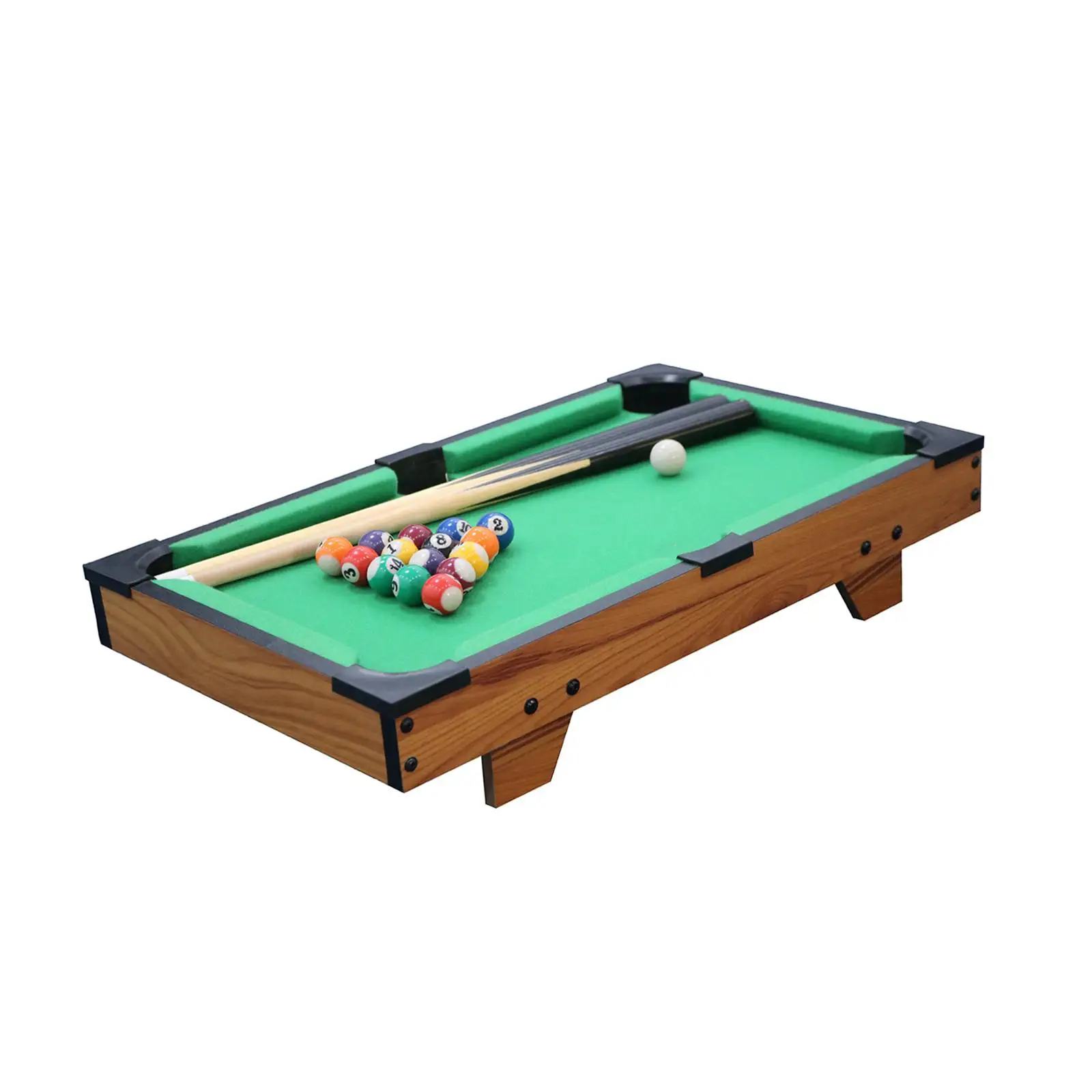 Cute Snooker Felt Surface with Sticks Balls Game Interactive