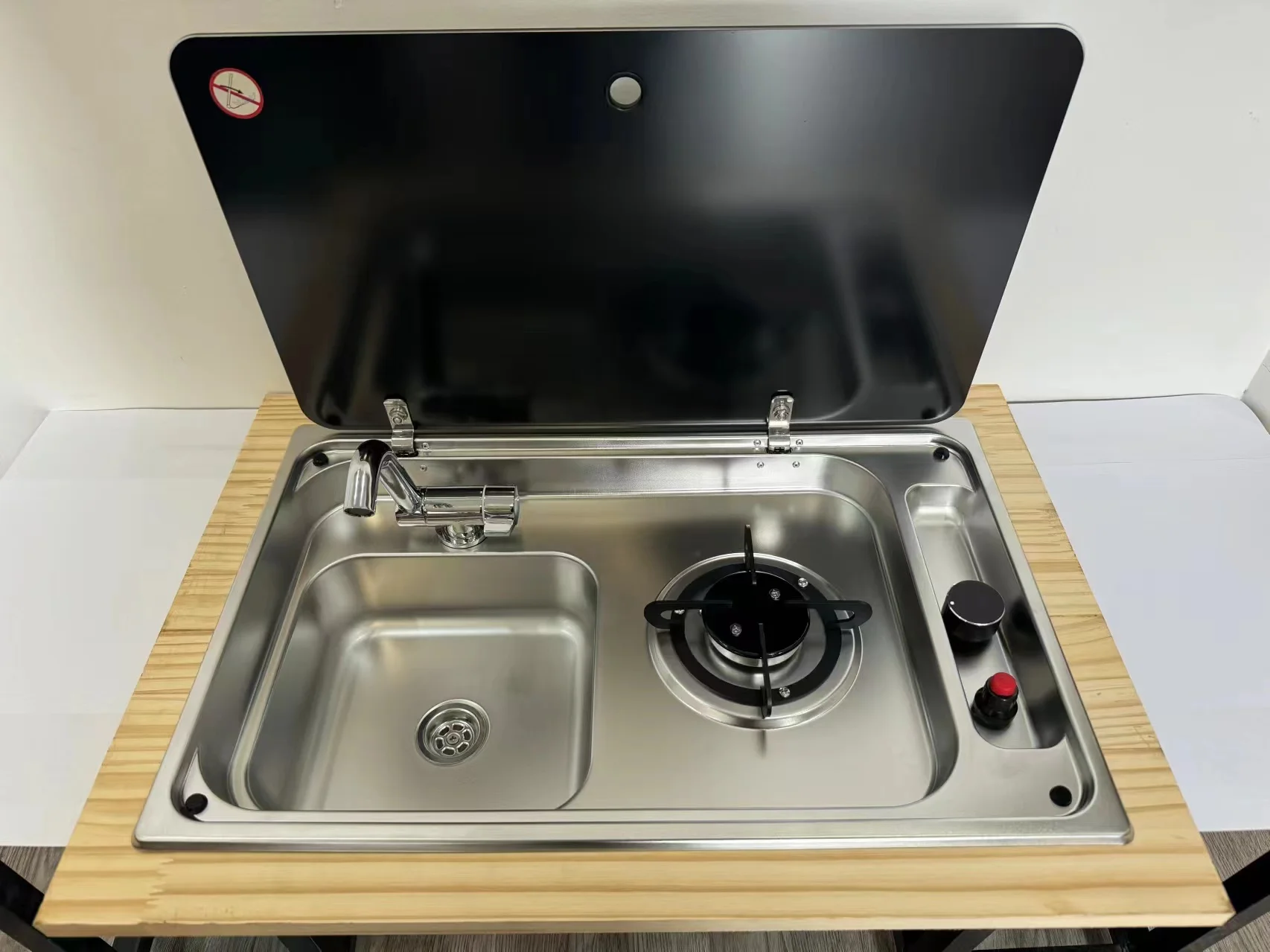 OUTDOORS CAMPING Gas Stove With Sink LPG Cooker In RV Sink Combo Travel Trailer Caravan Motorhome 3