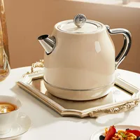 220V 1.5L Household Electric Kettle Water Boiling Cooking Pot Fast Heating Kettle With Stainless Steel Inner 3 Color Available 1