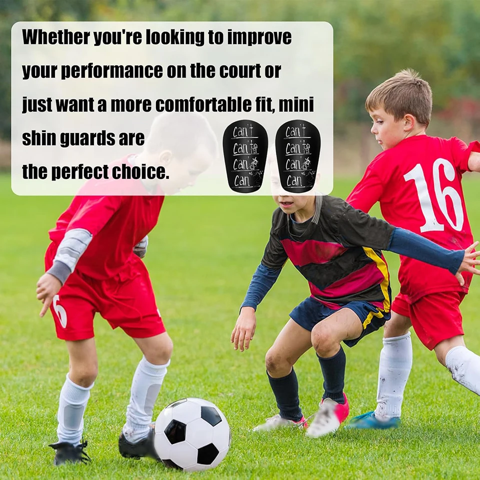1Pair Adult Children Soccer Shin Pad Football Training Leg Protective Board Anti Slip Sports Mini Shin Legging Supports