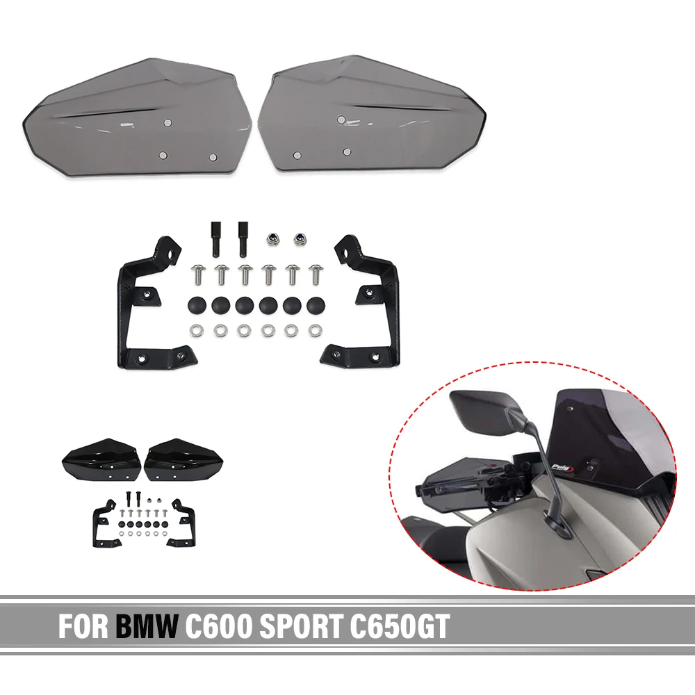 Paramani Moto Scudo Paramano Protezione Parabrezza C 650 Gt C 650 Sport Per Bmw C600 Sport C650Gt C 650 Gt 2011-2018