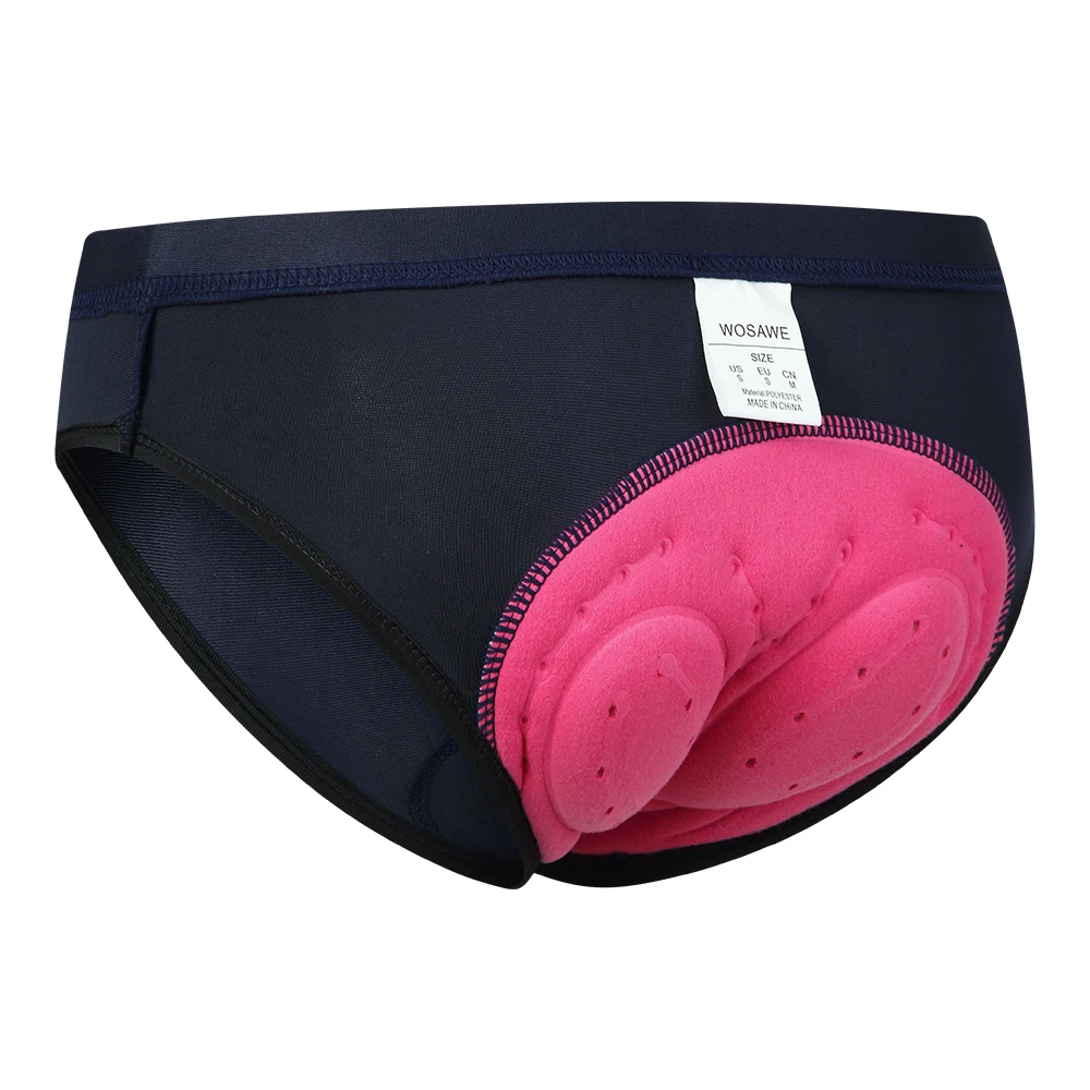 thumbnail image 1 of WOSAWE, ropa interior de ciclismo para mujer, pantalones cortos acolchados 3D a prueba de golpes para bicicleta de montaña MTB, ropa interior deportiva, medias, pantalones cortos S-2XL, 1 of 5