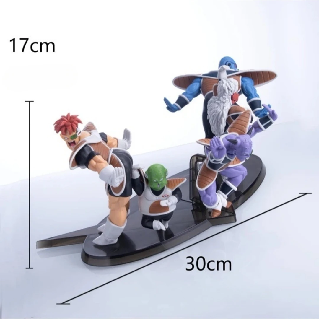 Lot 5 Figurines Dragon Ball Z - Commando Ginyu (Guldo, Jeice, Recoome, Burter)