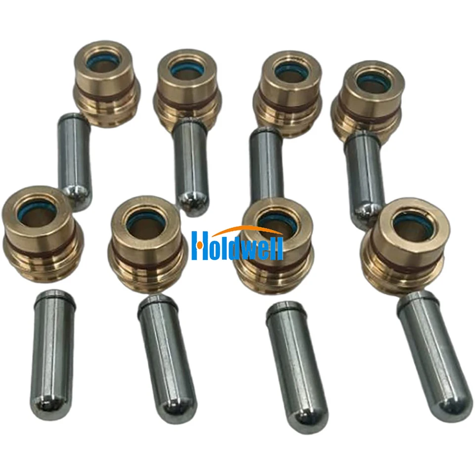 8 Pcs Pilot Valve Pusher 198-1076 For CAT Excavator 216B3 226B 236B 242B 247B