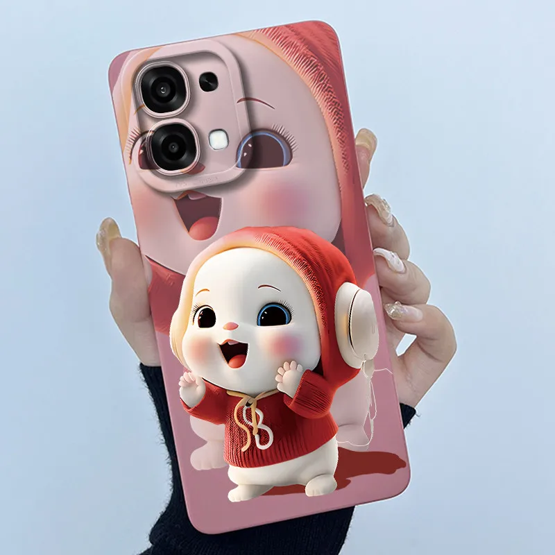 Cute Panda & Sweet Cats Silicone Soft Protective Case - Stylish & Durable Cover