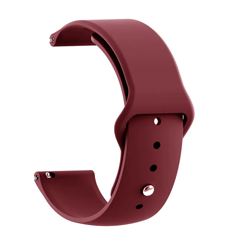 Silicone Watch Strap - 20mm/22mm Adjustable Band, Universal Fit