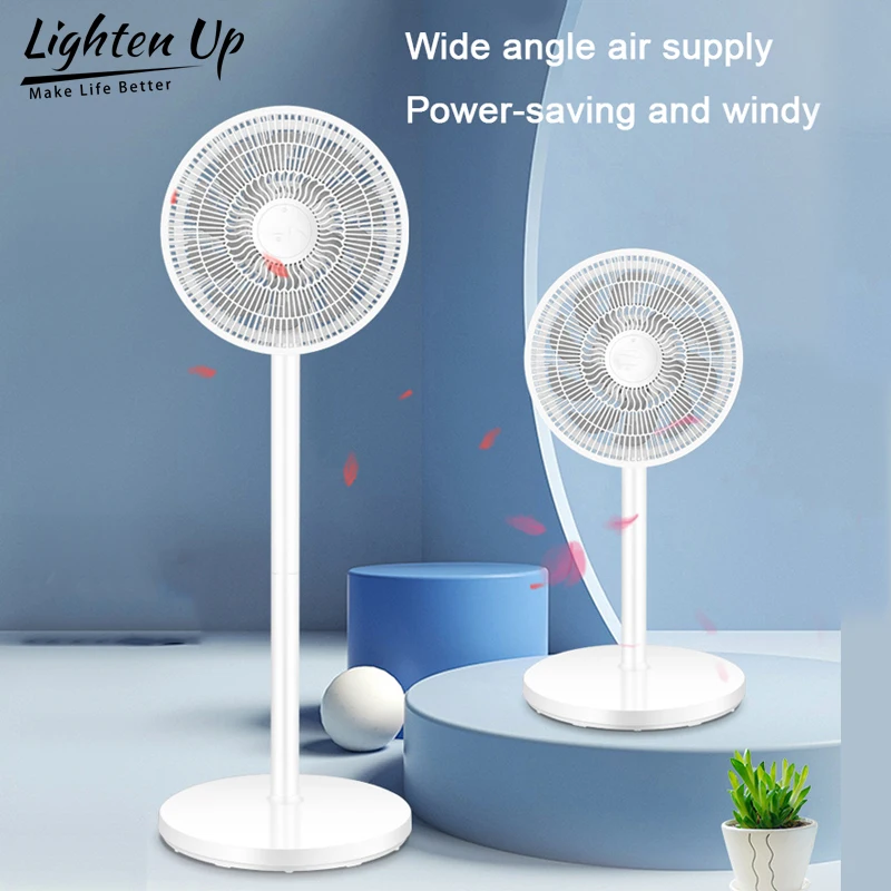 14 Inches Electric Fan Household Vertical Noiseless Floor Standing Fan With Remote  Control Smart Low Noise Air Circulator Fan - AliExpress