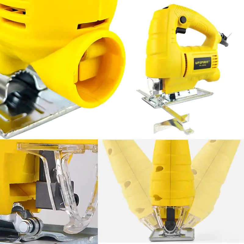 Electric Jig Saw Blade 6 Speed Adjustable Scroll Saw Woodworking Laser Power Tool Household Reciprocating Saw Woodworking Tools 5