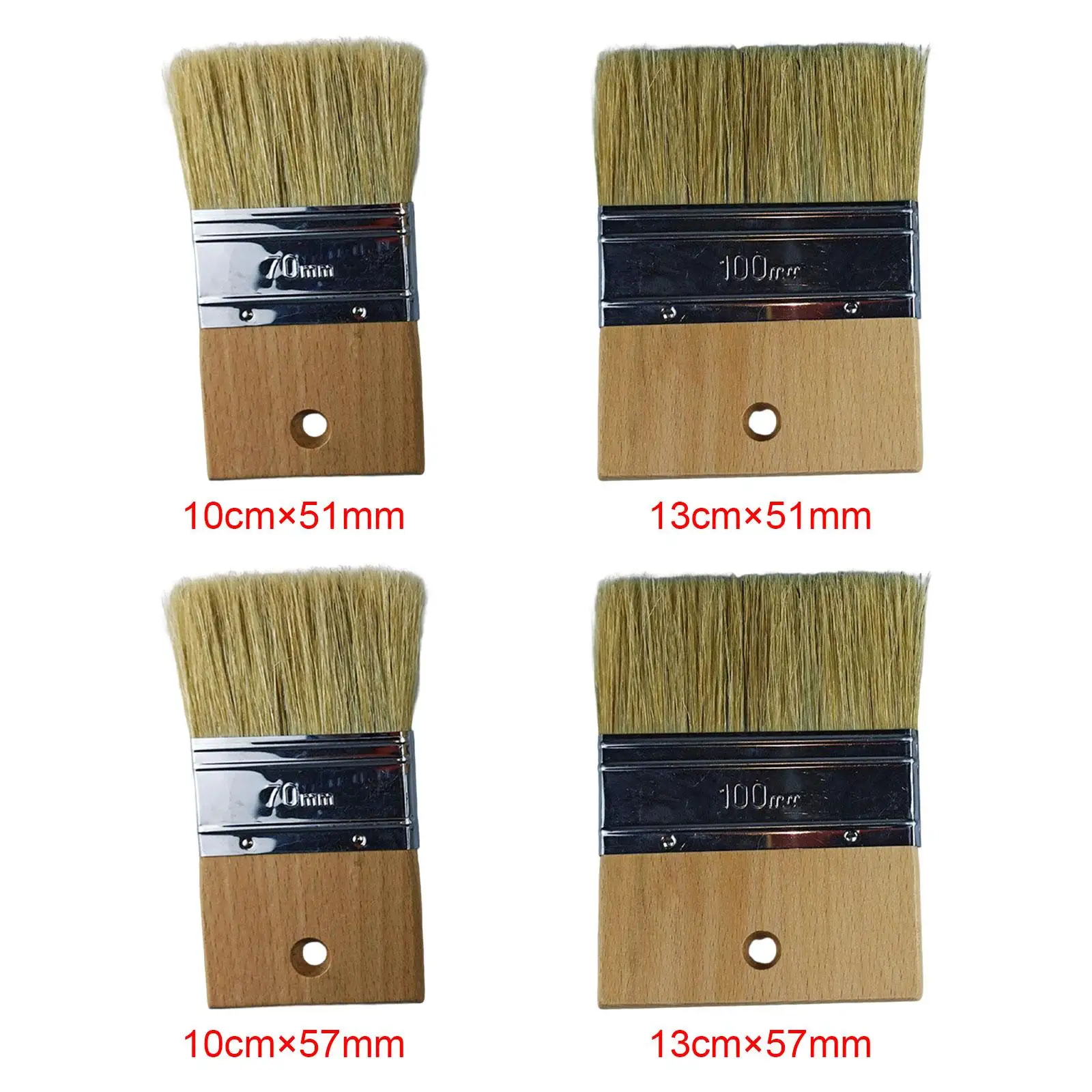 Paint Brush Large Professional Extra Wide Art Paint Brush Stain Brushes  Household Paint Brushes for Fence Furniture Wood Walls Art Supplies 4inch  5.7cm Bristles 