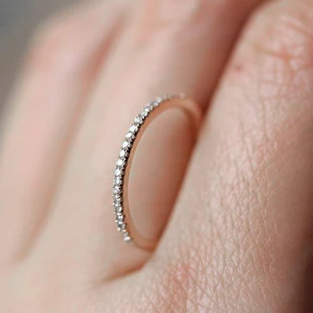 ZHOUYANG Love Cute Wedding Engagement Rings for Women Micro Pave CZ Crystal Sliver Color Dainty Ring Fashion Jewelry All Size 1