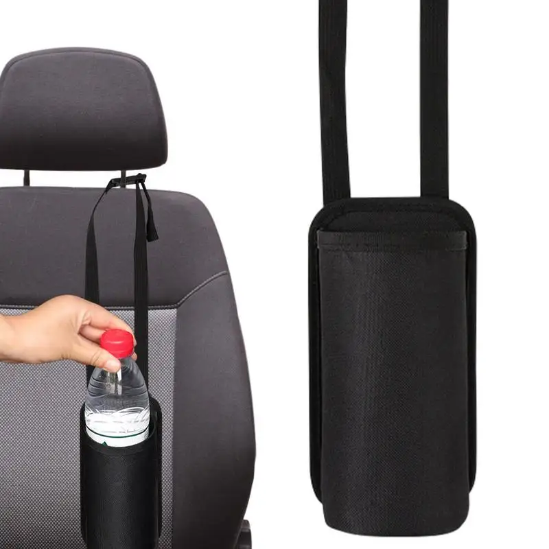 

Car Seatback Bottle Bag Car Pocket Seatback Bag Holder For Fire Extinguisher Travel Auto Bag Water Cup Storage Bag Fire