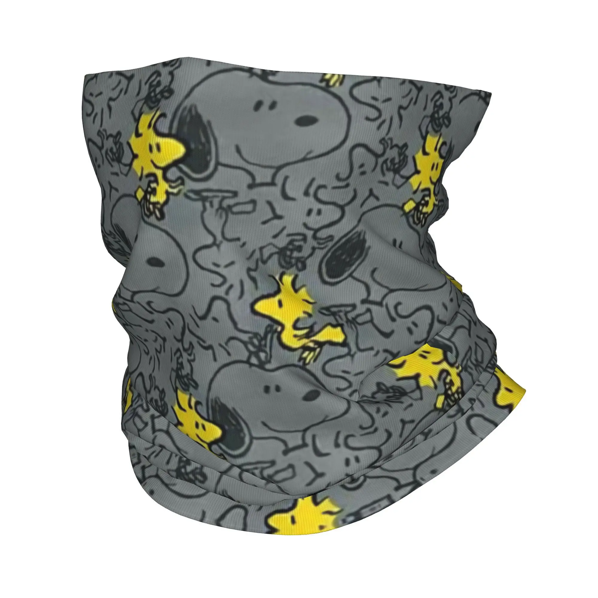 Custom S-Snoopys Woodstock Anime Pattern Bandana Neck Gaiter Neck Wrap Cycling Bandana Bandana Headscarf Cotton Bandana Camouflage Bandana Motorcycle Bandana Multifunctional Bandana Bandana Neck Cover Neck Tube Scarf For Hiking Hunting Men Women Wrap Scarf Balaclava Warmer