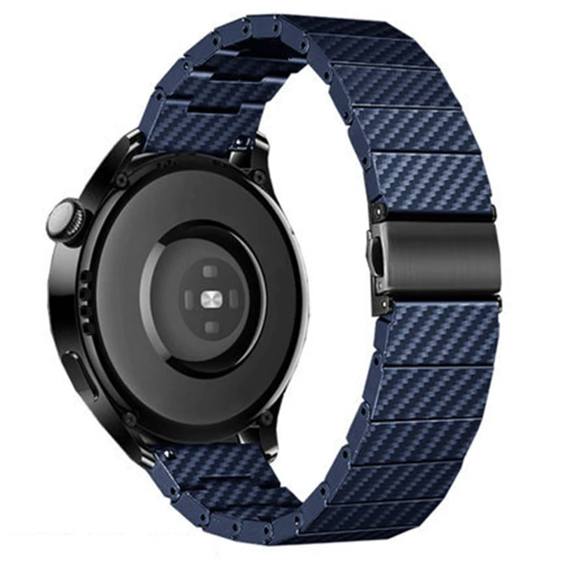 Carbon Fiber Pattern 20MM Watch Band Bracelet