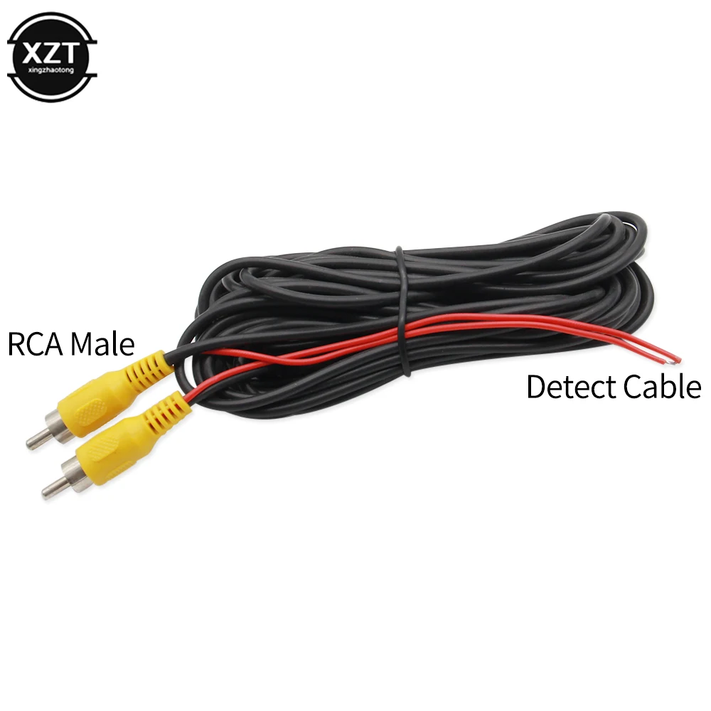 Car Rear View Camera RCA DC Wire 6m Video Cable For Car Reverse Multimedia Monitor Extension Cord Accessary