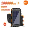 Xiaomi 200000mAh Solar Power Bank Portable Charging Poverbank External Battery Charger Strong Light LDE Light for iphone samsung 1