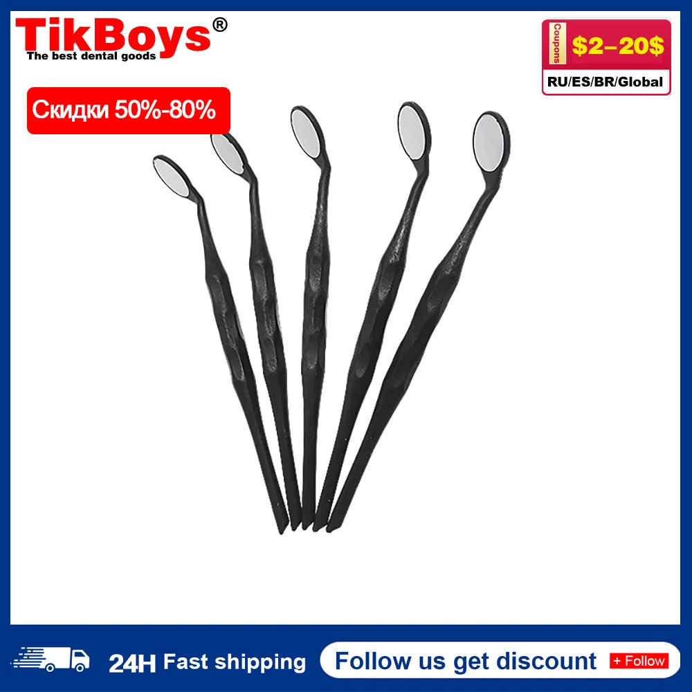 Specchietto Odontoiatria Riflettore Vetro 2 Specchietti Dentali Intraorali Per Foto - Vetro Riflettente Per Dentisti, Ortodontisti, Laboratori Specchietti Laboratorio Dentale - Foto 14