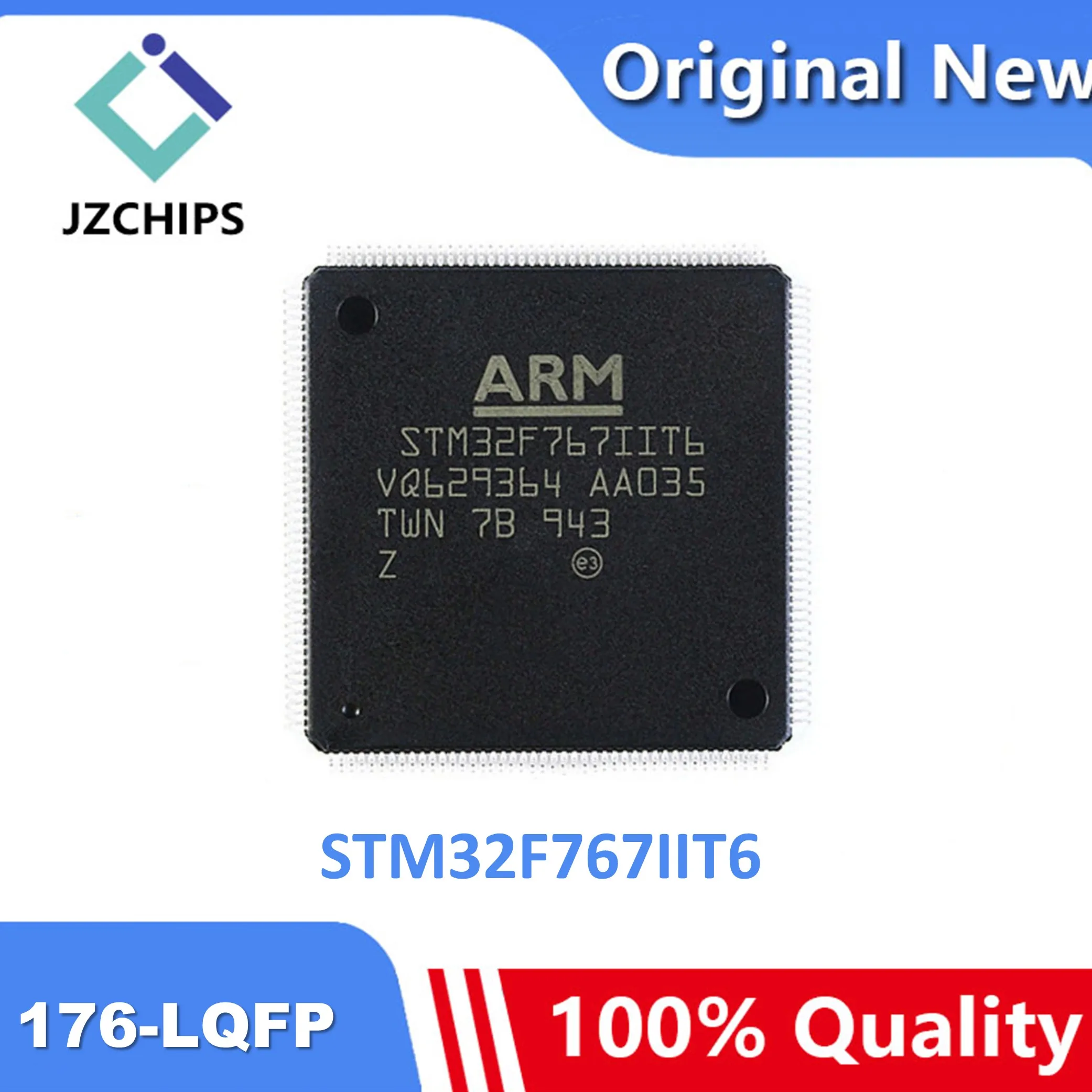 

STM32F767IIT6 ARM® Cortex®-M7 Microcontroller IC 176-LQFP New & Original