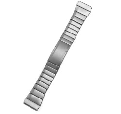 Elegant Stainless Steel Watch Strap, Multiple Width Options - 22mm (Titanium color)