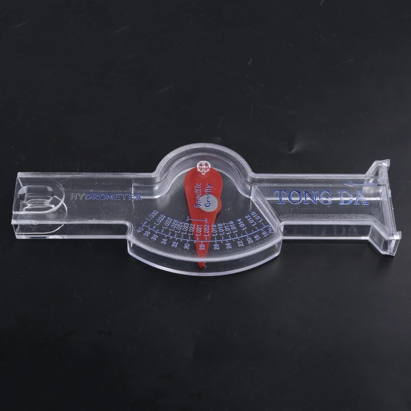 Salinity Tester Sea Hydrometer Aquarium Marine Salinity Meter for Fish for Tank Saltwater Freshwater Specific Gravity Te 87HA aquarium salinity tester