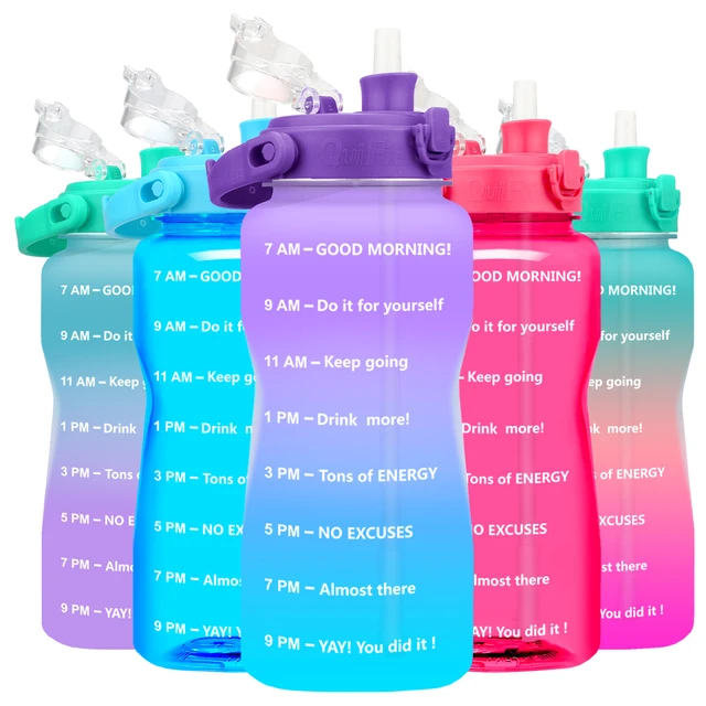 water bottles,gallon water bottle Time Marker 2L Extra Large