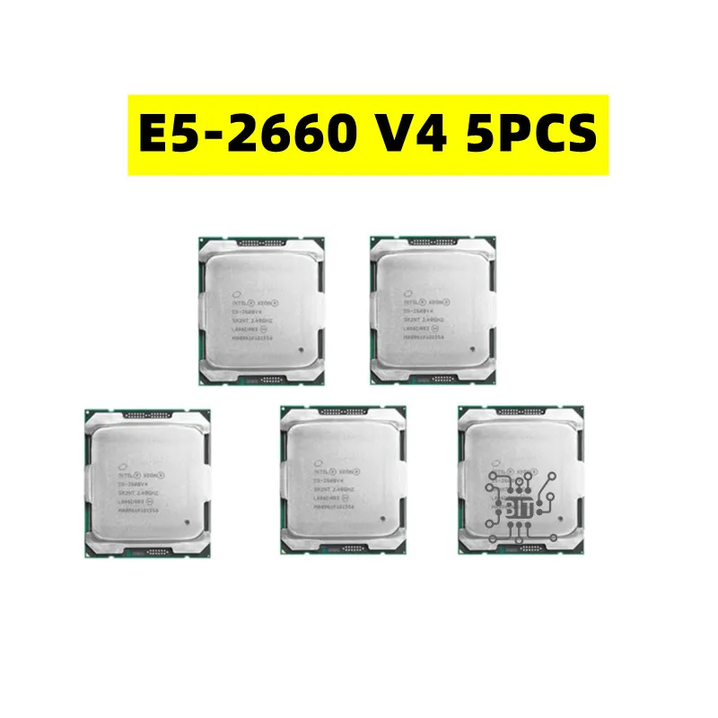 5 Pz E5-2660V4 Xeon E5 2660 V4 2.0Ghz 14 Core 35Mb Smartcache E5 2660 V4 Fclga2011-3 105W E5-2660 V4