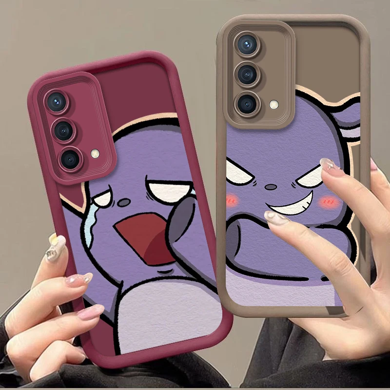 Cartoon Baku Cute For Reno X5 X3 10 8T 7Z 6 5 Pro Plus Pro 4G 5G Eye Ladder Phone Case