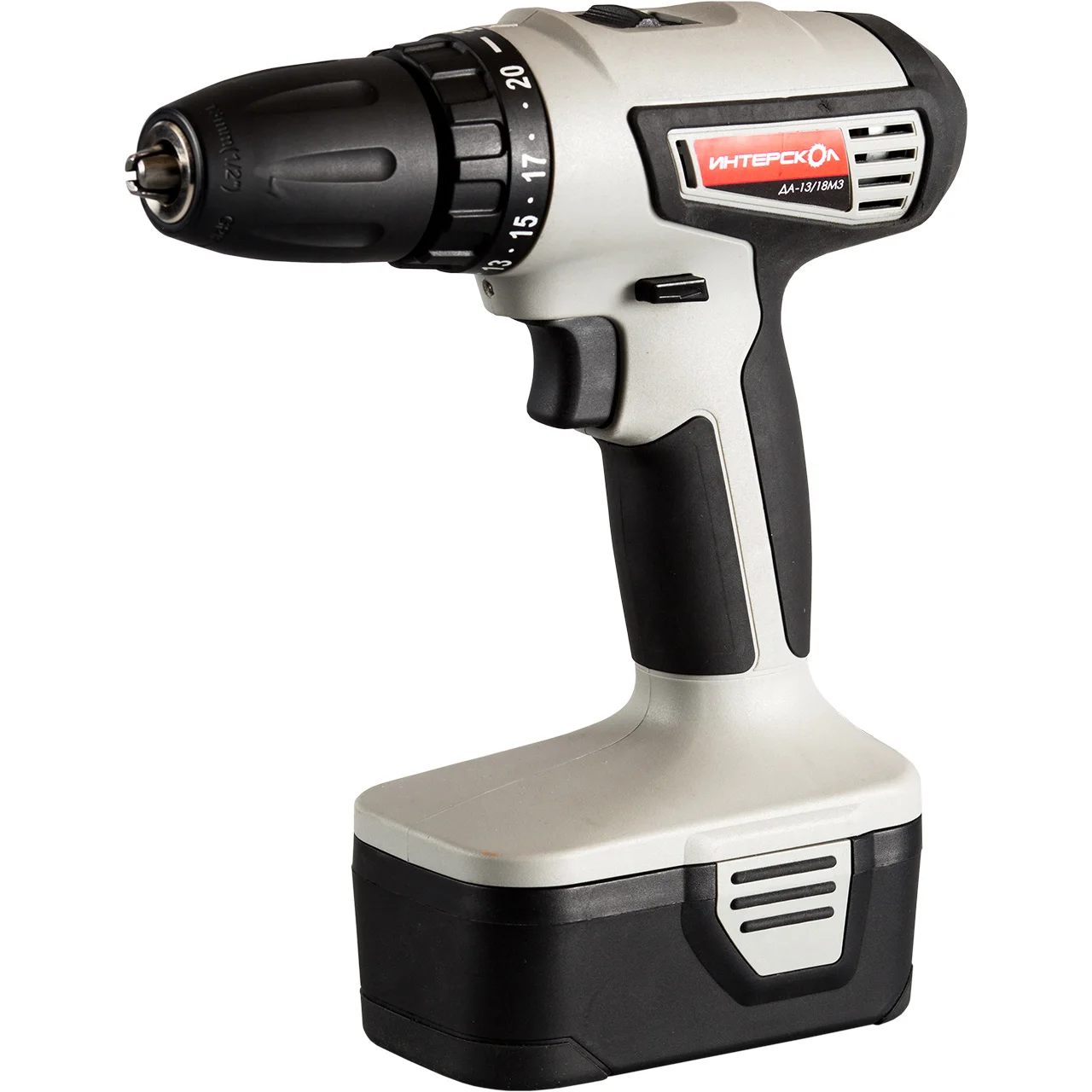 Drill-screwdriver rechargeable interskol da-13/18 M3 (2 speeds illumination of the working area case) | Инструменты