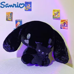 Hot Sanrio Kawaii Black Cinnamoroll Plush Toys Stuffed Animal Soft Cute Doll Room Decoration Pillow Plushies Kids Birthday Gift