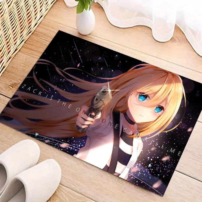 Angels Of Death Floor Mat Anti-Slip Kitchen Bedroom Handmade Tufted Rug Carpet Living Room Entrance Rug 3