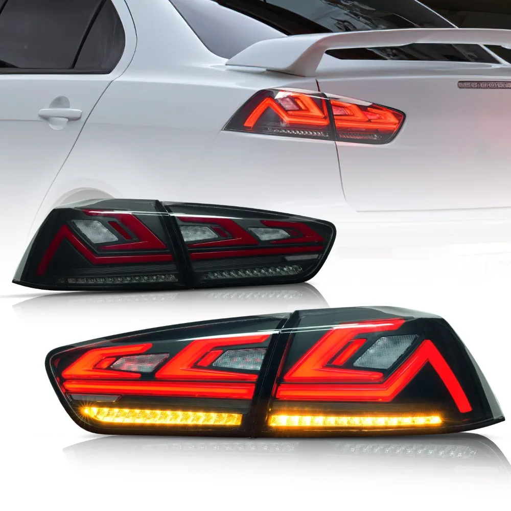 

Tail Lights for Mitsubishi Lancer Evo Sedan 2008 2009 2000 2011 2012 2013 2014 2015 2016 2017 Tail Lamp Rear Warning Brake Stop