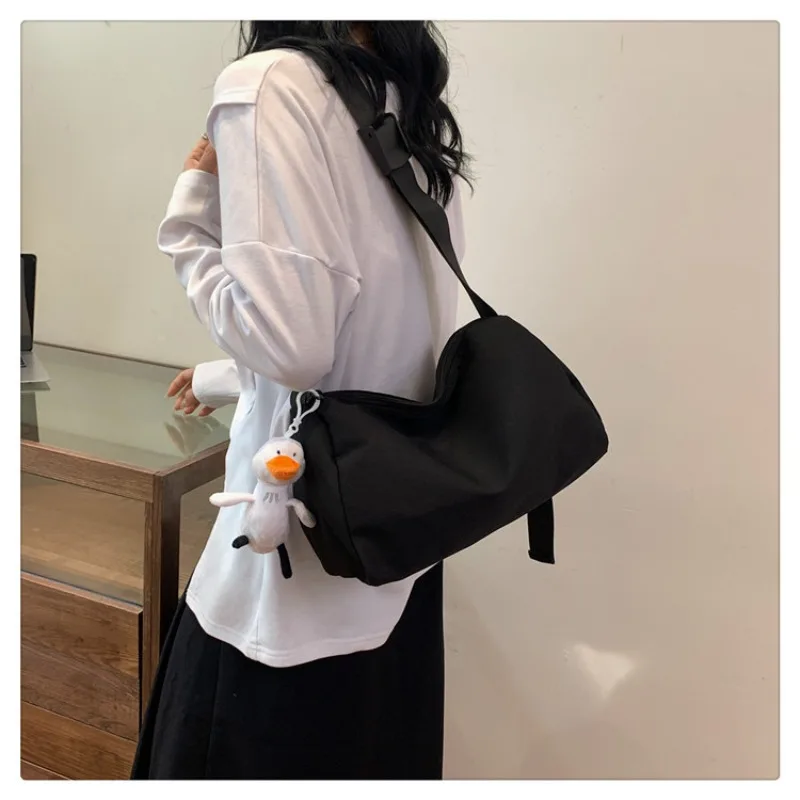 Pillow Crossbody Bag 2024 New Crossbody Versatile Shoulder Bag INS Student Korean Version Large-capacity Canvas Shoulder Bag