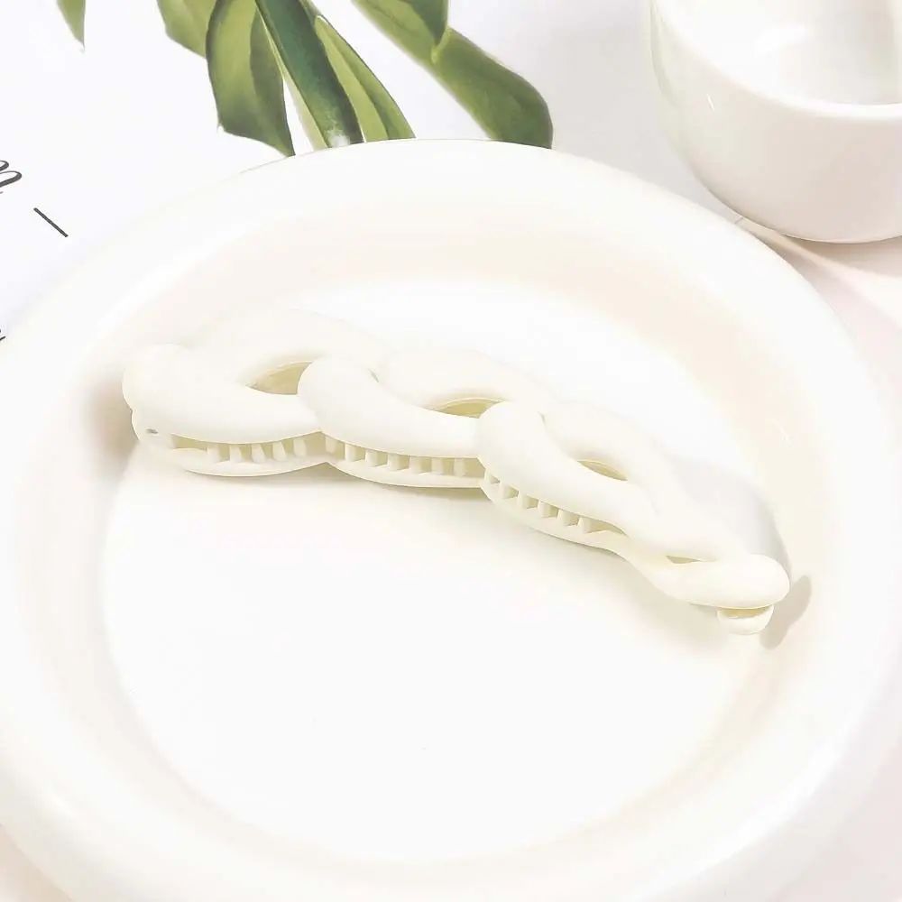 Elegant Cross Plastic Banana Clip 10.5cm Frosted Hair Twist Hair Pin Hair Claw Barrettes Matte Hair Clip Crab Female/Girls