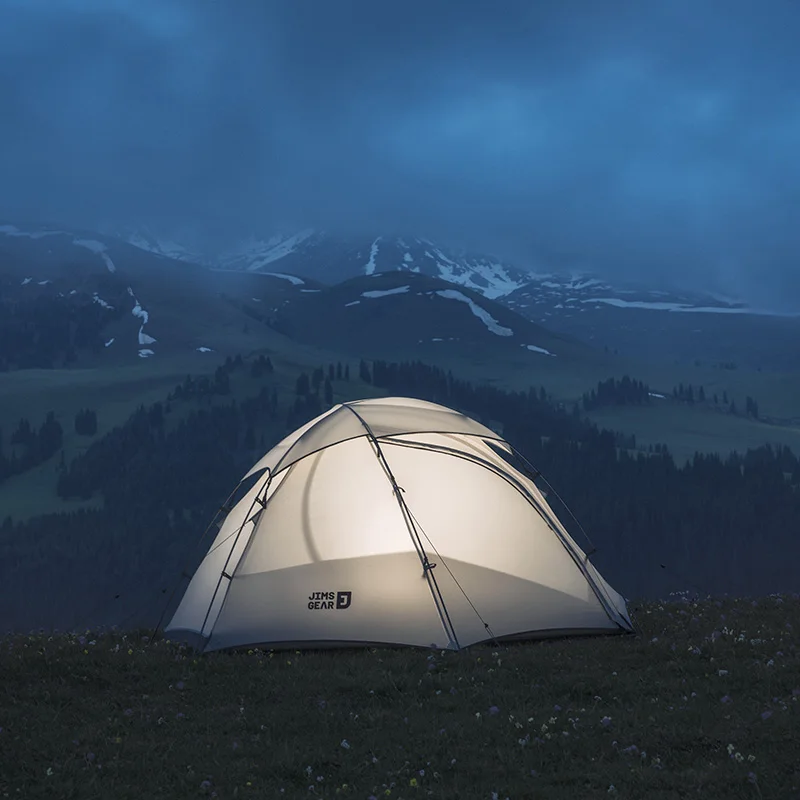 Naturehike Jims Gear Outdoor Camping Tents 1-2 Person 15d Nylon Silicone Coating Ultralight 4 Seasons Hiking Picnic Travel Tents