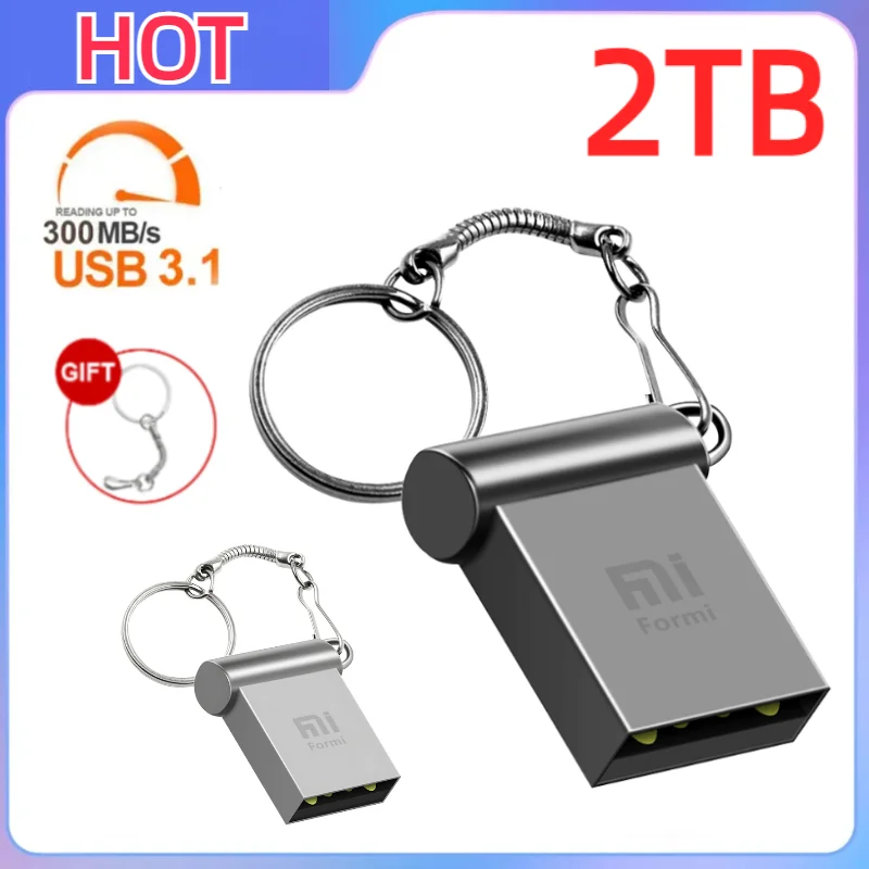 Nuova Chiavetta Usb Mini In Metallo Da 2Tb Chiavetta Usb 3.0 Da 1Tb 512Gb 128Gb 256Gb Scheda Di Memoria Flash Chiavetta Usb Pendrive Memory Stick