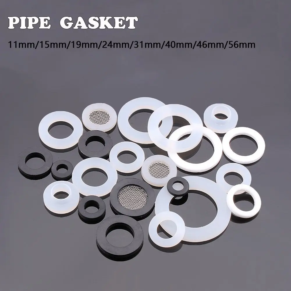 10Pcs Rubber Ring Gaskets Plumbing Silicone Sealing Rings Bellows Tube Hose Pipe Nozzle Flat Gasket Faucet Washer Seal Fitting