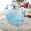 Portable Electric Baby Cradle Crib Auto-Swing Bassinet  Rocking Cot Infant Baby Sleeping Bed&Music 2