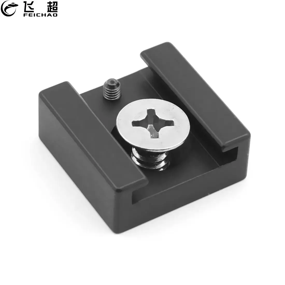 Photography Accessory Aluminum Cold Shoe Mount Adapter Base With 1/4" Mounting Screw For Camera Cage Flash LED Light Microphone Hot Shoe Adapter