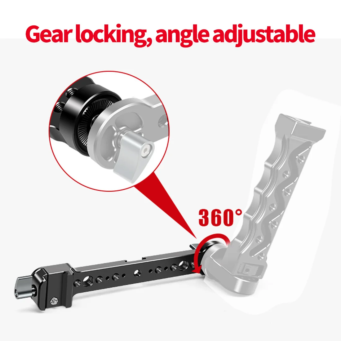 Quick Release Mount Handle Grip for Ronin SC S Gimbal Monitor Bracket 1/4'' Exte