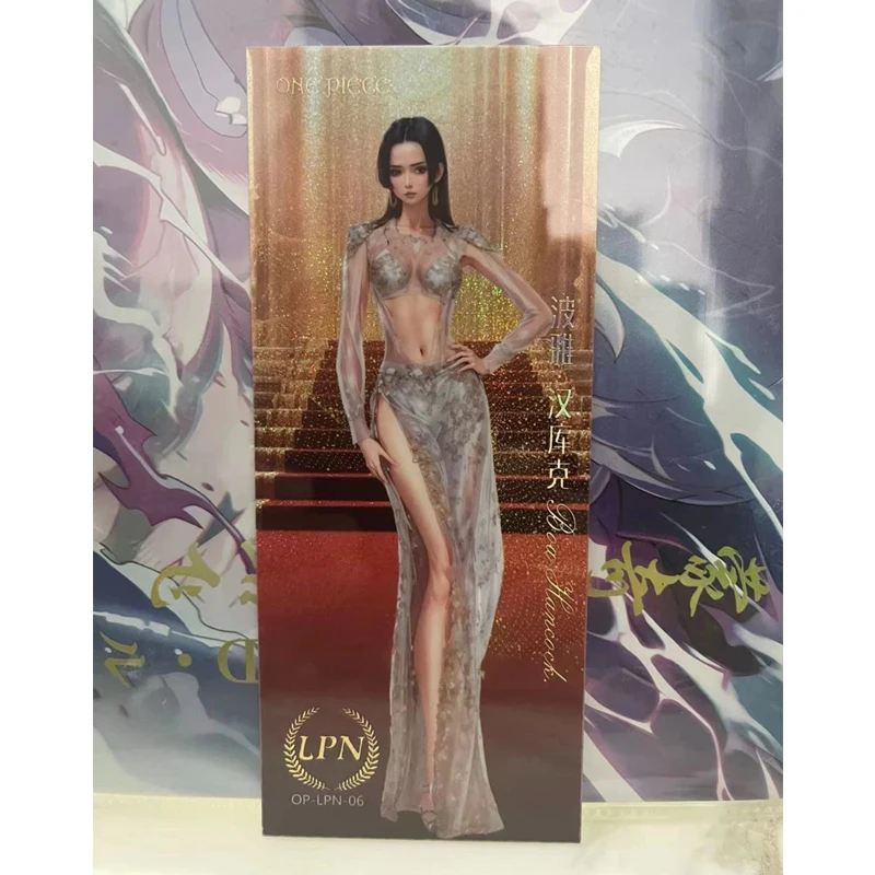 Anime One Piece Boa hancock Yamato Nico Robin Nami Kalifa Vivi LPN Series Ticket Stub Collectible Cards Birthday Gifts Toys 6